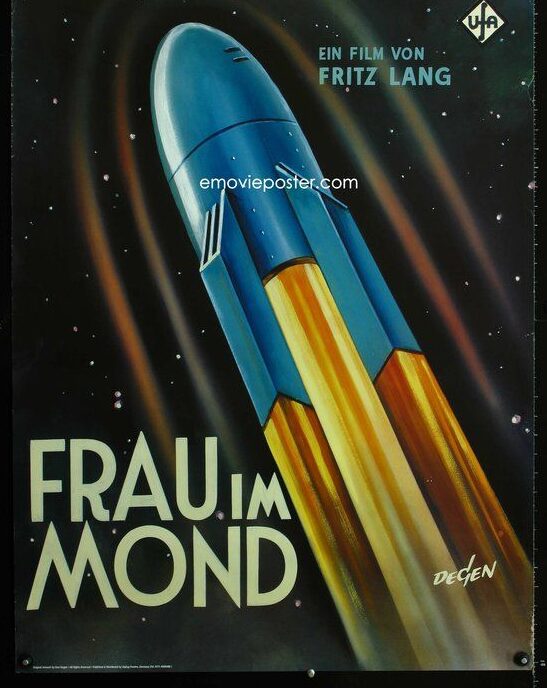 Frau im Mond